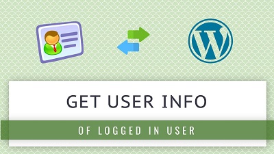 Get logged in user info in WordPress