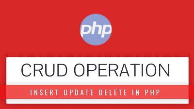 Insert Update Delete in PHP MySQL