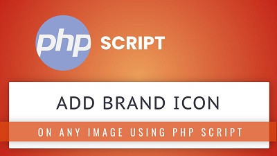 PHP script to add transparent logo on image