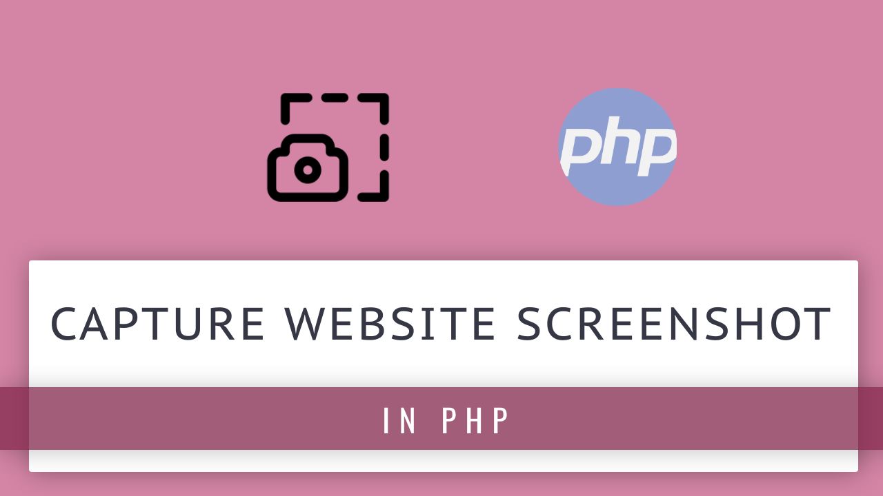 Capture page screenshot by URL PHP script