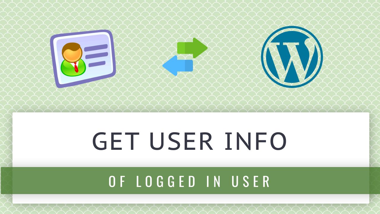 Get logged in user info in WordPress